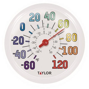 Taylor - Decorative Dial Thermometer - Plastic - Multicolored - 13.25 in. - 1 of 1
