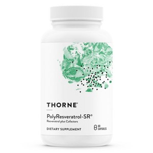 Thorne PolyResveratrol-SR - Trans-Resveratrol Supplement for Healthy Aging - 60 Capsules - 1 of 4