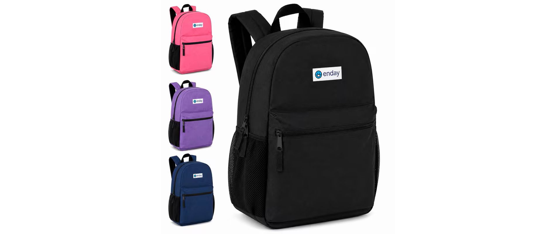 Backpacks for School, Lightweight Student Backpacks with Large Main Compartment, Front Zipper Pocket & Adjustable Padded Shoulder Straps