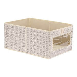 Unique Bargains Fabric Collapsible Spacious Capacity Storage Bins - 1 of 4