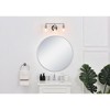 Elegant Lighting Serif 3 light chrome Wall Sconce - 2 of 4