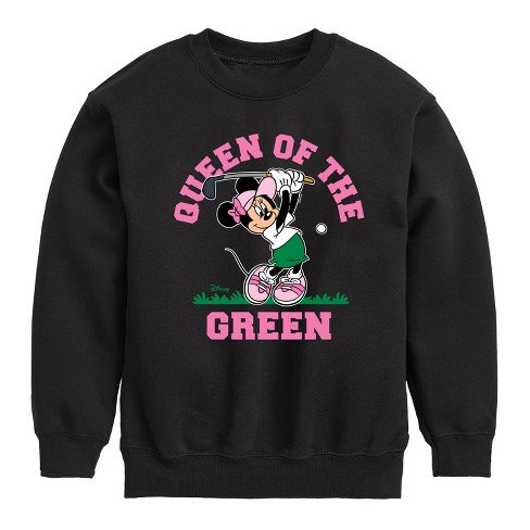 Boys' - Disney - Queen Of The Green Golf Graphic Long Sleeve Fleece Sweatshirt - image 1 of 4