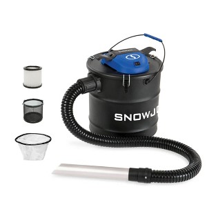 Snow Joe 4.8 Gallon Bagless Ash Vacuum Cleaner, Metal Canister with 4-Amp Motor, Hose and Filter for Home and Outdoor Cleaning, ASHJ201, Black - 1 of 4