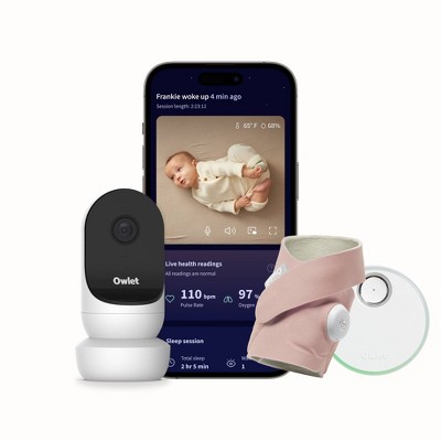 Owlet Dream Duo 2 Smart Baby Monitor - Includes FDA-Cleared Dream Sock & HD Video Wifi Camera