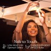 Brightech 15-Bulb LED Ambience Pro 2W 48ft 2700K S14 Indoor Outdoor Plug-in Hanging String Lights Clear Bulb White Wire - 4 of 4