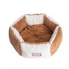 Armarkat Cat Bed For Indoor Cats And Extra Small Dogs, Brown/Ivory - 3 of 4