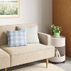 Pinstripe Plaid Toss Pillow Light Blue - Room Essentials™ - 2 of 4