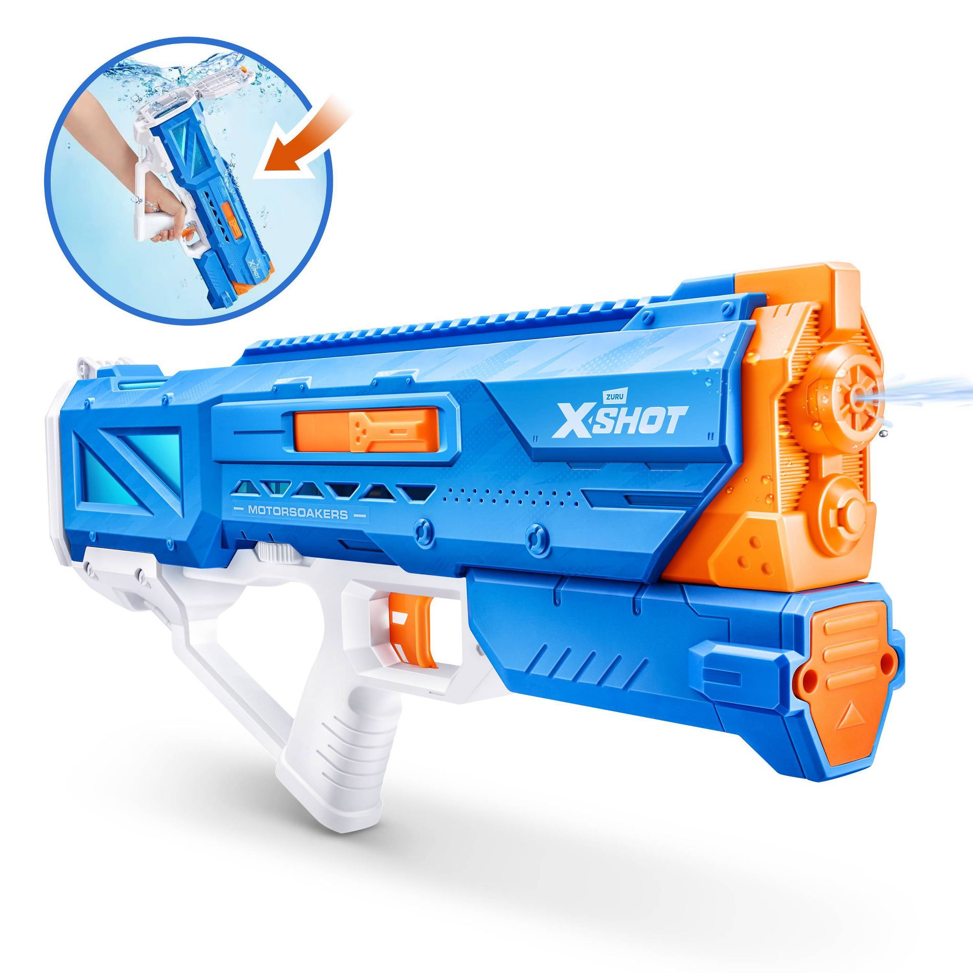 XSHOT Water Motorized Water Blaster by ZURU: Toy Blaster for Ages 8+