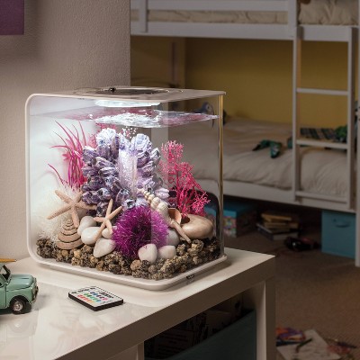 Small Purple Plastic Aquarium Plant Decoration Ball