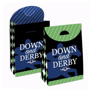 Big Dot of Happiness Kentucky Horse Derby - Horse Race Gift Favor Bags - Party Goodie Boxes - Set of 12 - 1 of 4