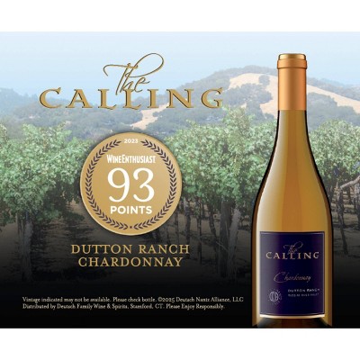 The Calling Chardonnay RRV Dutton Ranch Wine - 750ml Bottle