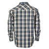 Gioberti Men's Western Plaid Long Sleeve Shirt with Pearl Snap-on - 2 of 4