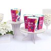 Big Dot of Happiness Roar Dinosaur Girl - Dino Mite T-Rex Baby Shower or Birthday Party Favor Popcorn Treat Boxes - Set of 12 - 3 of 4