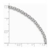 Black Bow Jewelry Sterling Silver 3mm Diamond-cut Beaded Anklet, 9-10 in - 3 of 4