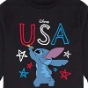 Boys' - Lilo and Stitch - USA Stitch Drawing Long Sleeve Graphic T-Shirt - 2 of 4