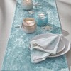 Split P Seafoam Crushed Velvet Table Runner - 2 of 3