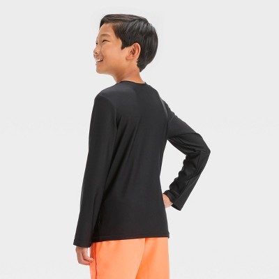 Marvel Boys' Marvel Rash Guard Top - Black S: UPF 50+ Long Sleeve Swimwear — фото 3