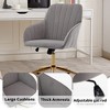 NicBex Velvet Height Adjustable Office Chair Swivel Recliner Chair,Ergonomics 3-in-1 Office Chair&Accent Chair&Vanity Chair for Home&Office - 4 of 4