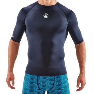 SKINS SERIES-1 MEN'S SHORT SLEEVE TOP NAVY BLUE - 1 of 4