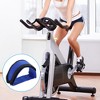 Unique Bargains Bike Pedal Straps Toe Clips Straps Adjustable Anti-Slip Bicycle Feet Straps Blue 1 Pair - 3 of 4