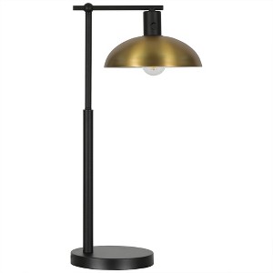 Hudson and Canal 25" Metal Table Lamp with Metal Shade - 1 of 4