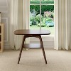 Dexmalle Modern Wooden Dining Table with Open Storage Shelf - 2 of 4