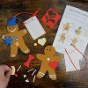 4E's Novelty 12 Pack Legend of Gingerbread Man Ornament Craft - Foam Christmas Ornaments Set for Ages 4-12, DIY GingerBread Crafts for Christmas Tree - 4 of 4