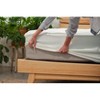 18" Wool and Cotton Mattress Protector - 4 of 4