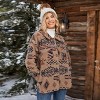 Women's Cozy Southwestern Printed Fleece Button-Up Jacket - Cupshe - 3 of 4