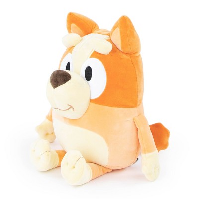 Bluey Bingo Plush Pillow Buddy in Orange and Beige Microfiber