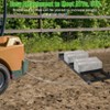 Drag Harrow Driveway Grader, Heavy Duty Power Rake with 6 FT Chain, Tow Behind Lawn Rake for ATV, UTV, Tractor, Mower, Land Leveler for Gravel - 4 of 4