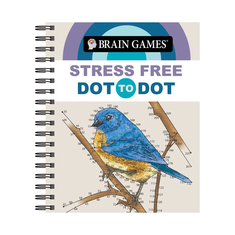 Brain Games - Stress Free: Dot-To-Dot - by  Publications International Ltd & Brain Games (Spiral Bound), 1 of 2