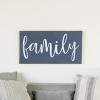 VIP Wood 31.5 in. Blue Family Script Wall Sign - 3 of 4