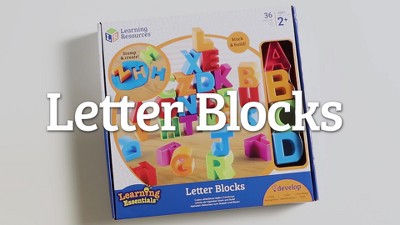 individual alphabet blocks