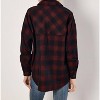 Women's Red Check Corduroy Shirt - APRICOT - 4 of 4