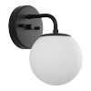 JONATHAN Y Louis Parisian Globe Metal/Frosted Glass Modern Contemporary LED Vanity Light - 3 of 4