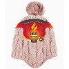 Women's Nikki Cosy Ears Hat w/ Pom Pom - 3 of 3