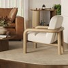 TOV Furniture Bekah Cream Texture Weave Accent Chair - 2 of 4