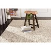 Hauteloom Tingly Solid Beige Shag Rug - 2 of 4
