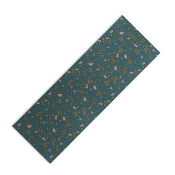 The Optimist I Can See The Change Flora (6mm) 24" x 70" Yoga Mat - Society6