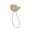 Evideco French Home Goods Magnetic Tulip Curtain Tieback – Elegant Resin Design with Strong Magnet - 2 of 4