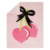 Makers Collective Heart Cherries Throw Blanket - 2 of 4