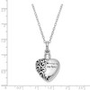 Black Bow Jewelry Sterling Silver Always in My Heart Ash Holder Necklace, 18 Inch - 3 of 4