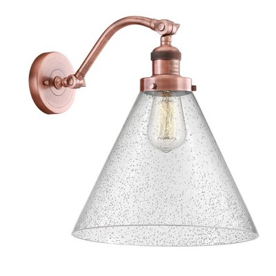 Cone - 1 Light Wall Sconce In Industrial Style-14 Inches Tall and 12 Inches Wide