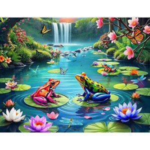Springbok Lily Pond Paradise Jigsaw Puzzle - 1000pc - 1 of 3