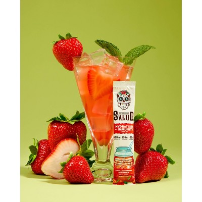 Salud Hydration + Immunity Strawberry Electrolyte Drink Mix - 6pk/0.21 oz Packet Sticks