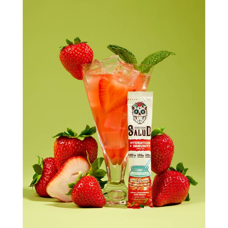 Salud Hydration + Immunity Strawberry Drink Mix - 6pk/0.21 oz Sticks, 3 of 11