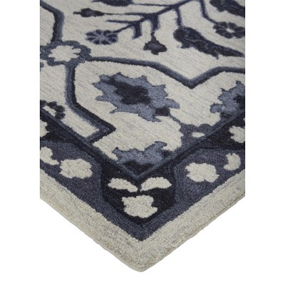 Ivory Hand-Tufted Wool Rectangular Area Rug