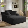 Dolonm 66" Deep-seated Armchair Recliner, Compressed Boneless Modern Sofa, Corduroy,No Assembly,for Living Room and Bedroom - 3 of 4