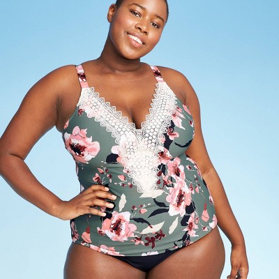 target plus size womens swimsuits